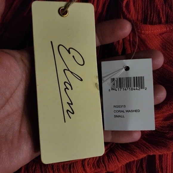 NWT Elan Swing Style Cover-up Dress in Coral Wash Size Small - Picture 5 of 7